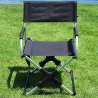 Chaise de camping pliable, cadre en aluminium léger, tissu Oxford portable pour les loisirs en plein air, la pêche, le pique-nique, la plage, le jardin