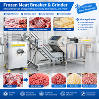 Machine électrique à découper, trancher, planer, broyer et écraser la viande congelée (y compris le bœuf et le beurre de viande), et les os, à vendre