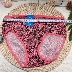 Amysi 595 #   Pakaian Dalam Wanita Afrika Hitam Seksi Bermotif Bunga, Potongan Tinggi, Tipis, Bernapas, 100% Poliester, Ukuran Besar, Harga Grosir Murah - Product Image 5