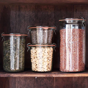 Cấp Thực Phẩm Thủy Tinh Đóng Hộp Bảo Quản Lọ Và Nước Trái Cây Lọ Với Clip - Product Image 4