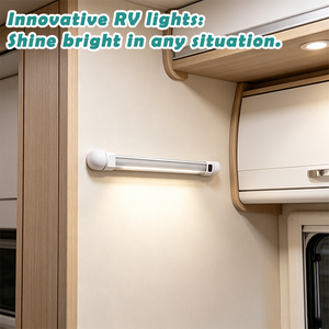 Lámpara LED de <span class=keywords><strong>Techo</strong></span> para RV de 12V, 12 Pulgadas, Iluminación Interior con Interruptor, Lámpara para Armario, Guardarropa, Autocaravana, Camión, Yate - Product Image 6