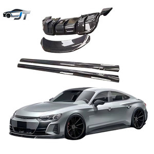 Kit Carrozzeria Stile F in Vera Fibra di Carbonio per <span class=keywords><strong>Audi</strong></span> <span class=keywords><strong>E</strong></span>-TRON <span class=keywords><strong>GT</strong></span> 21-24: Spoiler Anteriore, Spoiler Posteriore <span class=keywords><strong>e</strong></span> Minigonne Laterali Modificate - Product Image 1