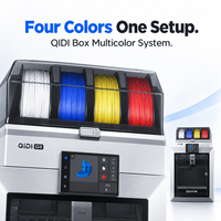 Printer 3D FDM QIDI Q2 Combo Multicolor dengan Desain Terbungkus QIDI Box untuk Prototipe dan Proyek Kreatif