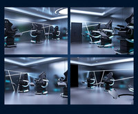 Le plus récent simulateur de réalité virtuelle de sentiment réel 9D équipement chaise cinéma Vr chambre espace parc à thème