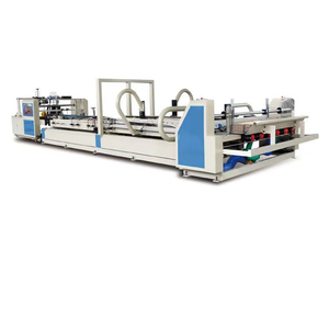 Maquinaria automática de pegamento, caja corrugada, carpeta de encolado plegable, máquina encoladora, máquina para hacer pegamento - Product Image 1