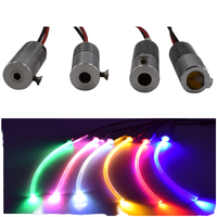 Offre Spéciale : Mini Moteur Lumineux à Fibre Optique, Entrée DC12V, LED R/G/B/Y/P/W 2W, pour Éclairage de Voiture à Fibre Optique