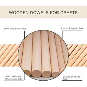 150*6mm vòng bằng gỗ que gỗ <span class=keywords><strong>Popsicle</strong></span> thanh gỗ Lollipop gậy - Product Image 3