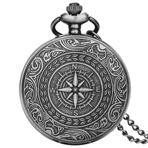 Orologio da Tasca <span class=keywords><strong>Vintage</strong></span> con <span class=keywords><strong>Bussola</strong></span> Nautica, Design Personalizzato, in Bronzo, con Ciondolo a Forma di Orologio e Catena per Collana, Gioiello Regalo - Product Image 6