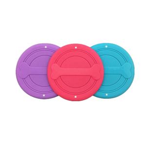 Juguete para mascotas de grado alimenticio, disco volador de silicona no tóxico, <span class=keywords><strong>freesbee</strong></span> - Product Image 1