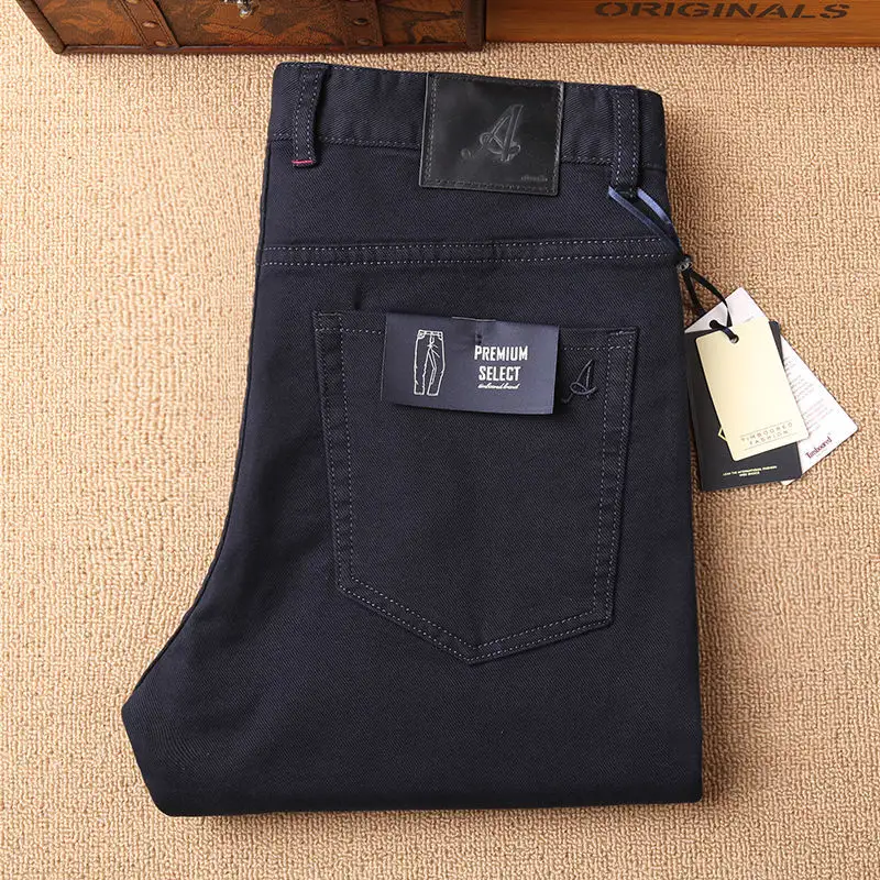 कस्टम नई शैली आकस्मिक स्लिम फिट सीधे लंबी पतलून औपचारिक प्लस आकार पुरुषों की पैंट
