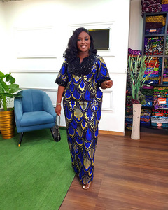 Abiti 2024 donna tradizionali <span class=keywords><strong>con</strong></span> stampa floreale caftano Abaya abito lungo - Product Image 2