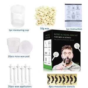 Kit professionnel de <span class=keywords><strong>cire</strong></span> pour le <span class=keywords><strong>visage</strong></span> et le nez Vente en gros de <span class=keywords><strong>cire</strong></span> pour le <span class=keywords><strong>visage</strong></span>, perle de <span class=keywords><strong>cire</strong></span> dépilatoire, dure, <span class=keywords><strong>chaude</strong></span>, haricots, miel, 1 couleur acceptable, 50g - Product Image 3