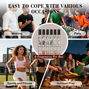 <span class=keywords><strong>Parfum</strong></span> pour cheveux et corps Gabrielle 12ml*6 pièces Contient de l'huile essentielle avec un <span class=keywords><strong>parfum</strong></span> romantique luxueux et durable Pack portable en spray - Product Image 3