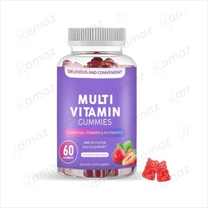 Amaz Gommes multivitaminées très vendues Bonbons gel à saveur de fruits <span class=keywords><strong>Vitamine</strong></span> <span class=keywords><strong>a</strong></span> B6 B12 C - Product Image 2