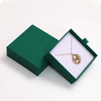 Luo xin — boîtes vertes foncé personnalisées, pour emballer des bijoux de luxe, à dubaï, avec pochette en soie