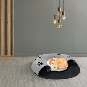 Shengfeng Nieuw Ontwerp <span class=keywords><strong>Tunnel</strong></span> Kat Bed Donut Handgemaakte Duurzame Comfortabele Grappige Huisdier Kiekeboe Kat Grot - Product Image 6