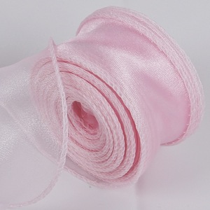 Cinta de organza suave de poliéster transpirable, ideal para adornar prendas infantiles, decorar vestidos de niñas y embellecer ropa de bebé. - Product Image 5