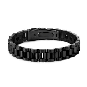Pulsera de Cadena de Eslabones de Acero Inoxidable Ajustable Rápida, Impermeable, Inalterable al Color, Estilo Punk para Hombre, Joyería Impermeable - Product Image 5
