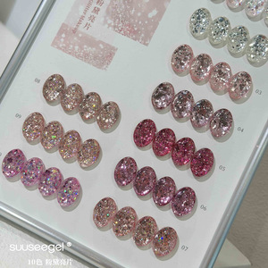 Nouveau Coffret de Vernis à <span class=keywords><strong>Ongles</strong></span> Gel Scintillant de Luxe 10 Couleurs 2026 – Haute Qualité, Tendance, Sans HEMA ni TPO, Gel UV Non Toxique – Vente en Gros ODM/OEM - Product Image 5