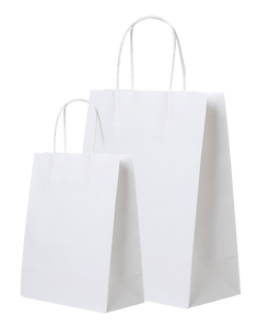 Tragetasche aus Kraftpapier mit Griffen für Schnellimbiss zum Mitnehmen, mit individuellem Logo-Design und eigenem Logo-Druck - Product Image 3