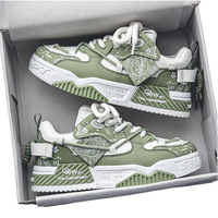 Chaussures décontractées pour hommes 2025 à lacets, style marche, design sportif original et unique, semelle épaisse rehaussante, tendance