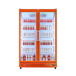 Linkool Frigobares Boisson Affichage Refroidisseur Bière Froide Affichage Réfrigérateur Fleur Show Cabinet Commercial Vertical Porte En Verre Réfrigérateur - Product Image 1