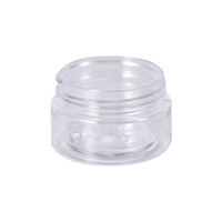 Petits pots de voyage ronds transparents avec couvercles pour maquillage, poudre, fards à paupières, pigments, lotions, crèmes, baume à lèvres