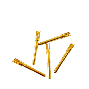 Copper Pin <b>Terminal</b> Connector 1.0 1.5 2.0 2.5 3.0mm Gold Plated High Conductivity Customizable Male Female Pins - Product Image 1