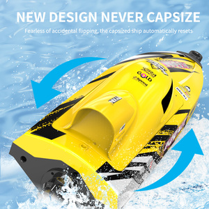 Modèle réduit de bateau pour enfants moteur sans balais été jouet jeu d'eau SJY-TX749 Mini 2.4G télécommande Jet Turbojet 25 km/h bateau à grande vitesse - Product Image 4