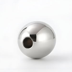 Cuentas de acero con orificio pasante magnético débil 3mm 4mm <span class=keywords><strong>5mm</strong></span> 6mm 10mm <span class=keywords><strong>304</strong></span> bolas de acero inoxidable con agujeros sin rosca perforados - Product Image 6