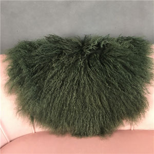 Manta de Piel Natural de Color Blanco, Larga y Rizada - Product Image 3