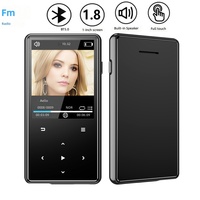 (Modèle Exclusif) Lecteur MP3 Portable en Gros avec Radio FM, Son Sans Perte, Haut-parleur Intégré, Logo Personnalisé sur Écran, WAV/APE