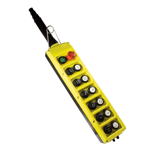 CMK Electro Power Private Limited PLB10D6E Yellow Plastic Pendant Station <b>Push</b> <b>Button</b> Control IP65 440V Industrial EOT <b>Switch</b> - Product Image 1