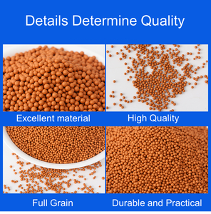 Bolas rojas de piedra Malfan para suelo de ducha y cojín de asiento, bola mineral natural - Product Image 2