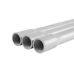 Popular Ledes Round Plastic Pipe CSA Listed 1/2'' 1'' 2'' Inch PVC Pipe 20 ft Schedule 40