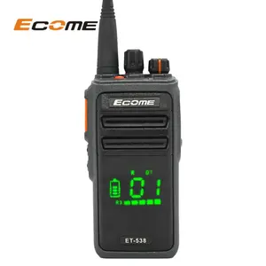 Ecome ET-538 IP68 geçirimsiz kamyon su geçirmez walkie talkie mic seti ile uzun menzilli iki yönlü radyo