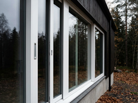 Ventana Corredera de Aluminio de Dos Vías, Vidrio Templado, Doble Acristalamiento, Horizontal, Insonorizada, Aislamiento Térmico, para Balcón