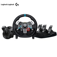 Volante de Carreras Original Logitech G29 con Palanca de Cambios, Joystick con Force Feedback para Conducción Artificial, Controlador de Juegos para PS4/5 y PC