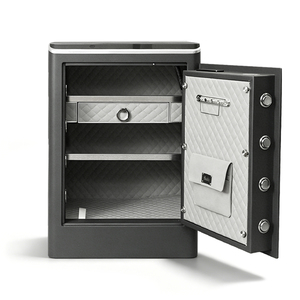 Heavy Duty All-Steel Safe Box Biometric Fingerprint Digital Lock WIFI Remote Matte Leather Finish <strong>Hidden</strong> <strong>Compartment</strong> 5mm Thick - Product Image 5