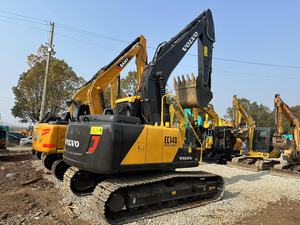 Excavatrice sur chenilles hydraulique Volvo EC140 d'occasion, 14 tonnes, moteur Cummins, boîte de vitesses, pompe, haute qualité, d'occasion - Product Image 6