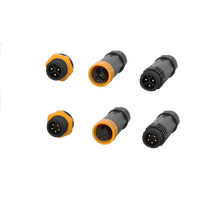 Dinglian ISO9001 Zertifizierter Stecker-Buchse M20 3-polig 4-polig 5-polig IP67 Wasserdichter Lötanschluss Outdoor-Steckverbinder Modell