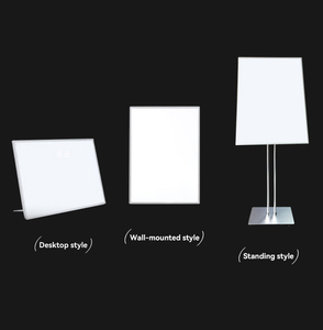 <strong>Table</strong>-Top Stand Light Box <strong>Led</strong> Poster Frame <strong>Holder</strong> <strong>Menu</strong> Light Box Display Illuminated With Advertising Poster Pull Out Lightbox - Product Image 1