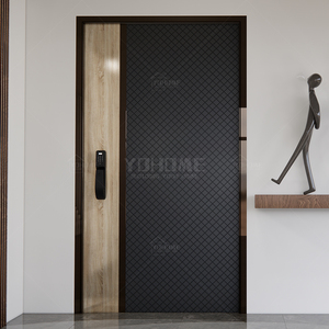 Puertas de entrada modernas de altos estándares americanos para puertas de seguridad antirobo de mansión para puerta de entrada antirrobo de casa - Product Image 1
