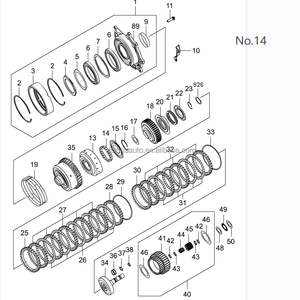 Molla di Ritorno M11-0017-AM AM BTR M11 0511-156212 N.14 OD:116 ID:94.5 <span class=keywords><strong>TKS</strong></span>:15 24 Molla per Trasmissione Automatica - Product Image 2