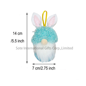 Oem Chất lượng cao 14cm Mini Gnome kẹo Jar màu tím/Màu Hồng/Màu xanh treo cây trang trí nội thất Yêu Tinh đồ chơi sang trọng trẻ em giffs phục sinh trang trí - Product Image 3