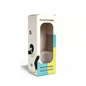 Pet Toy <b>Box</b> Custom Logo Color Printing Rigid Paperboard Packaging Gift <b>Box</b> for Dog Cat Toys - Product Image 2