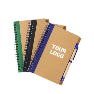 Advertising Spiral Binding Coil <b>Book</b> Printed Logo with Pen Notepad New Sticky <b>Note</b> Exhibition Gift PP/PVC Cover - Product Image 1