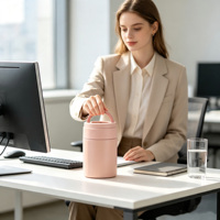 Conteneur alimentaire isotherme en acier inoxydable 316 de 500 ml avec couvercle et cuillère pliable