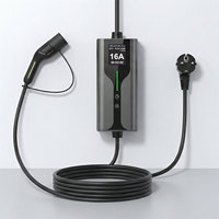 Chargeur EV portable SENKU Type 1 SAE J1772 16A 3,5KW IP67 Câble de 5 mètres avec indicateur LED Double tension État neuf