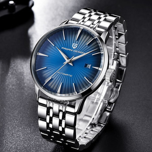 Montre pour homme Pagani Design PD-2770 automatique avec bracelet en cuir, étanche 30M, boîtier en acier inoxydable - Product Image 2